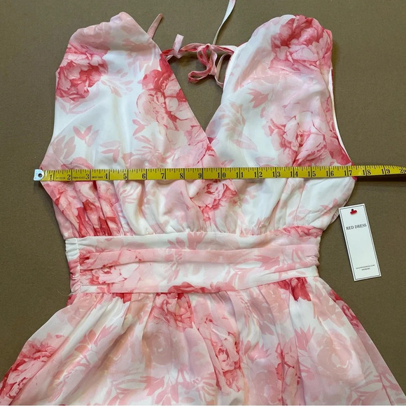AURA (Red Dress Boutique) Floral Midi Dress Size Small New w Tag - Picture 11 of 15